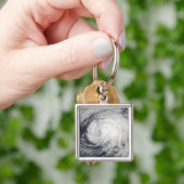 Tropisch Storm Ele in het centrale deel van de Sti Sleutelhanger (Hand)