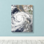Tropisch Storm Emilia Canvas Afdruk (Insitu (Houten vloer))