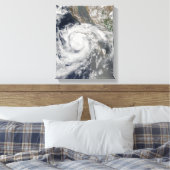 Tropisch Storm Emilia Canvas Afdruk (Insitu (Slaapkamer))