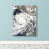 Tropisch Storm Emilia Canvas Afdruk (Insitu (Houten vloer))