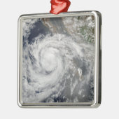 Tropisch Storm Emilia Metalen Ornament (Links)