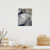 Tropisch Storm Emilia Poster (Keuken)