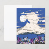 Tropisch Storm en bloemen (Voorkant / Achterkant)