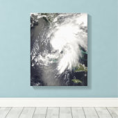 Tropisch Storm Fay 2 Canvas Afdruk (Insitu (Houten vloer))