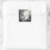 Tropisch Storm Fay 2 Vierkante Sticker (Tas)