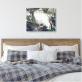 Tropisch Storm Fay 3 Canvas Afdruk (Insitu (Slaapkamer))