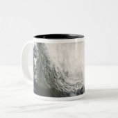 Tropisch Storm Fay 3 Tweekleurige Koffiemok (Voorkant links)