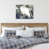 Tropisch Storm Fay 4 Canvas Afdruk (Insitu (Slaapkamer))