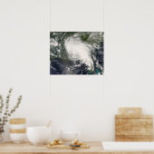 Tropisch Storm Fay 4 Poster (Keuken)