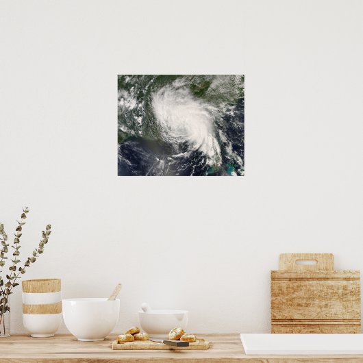 Tropisch Storm Fay 4 Poster (Keuken)