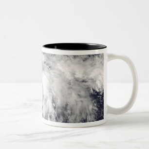 Tropisch Storm Fay 4 Tweekleurige Koffiemok