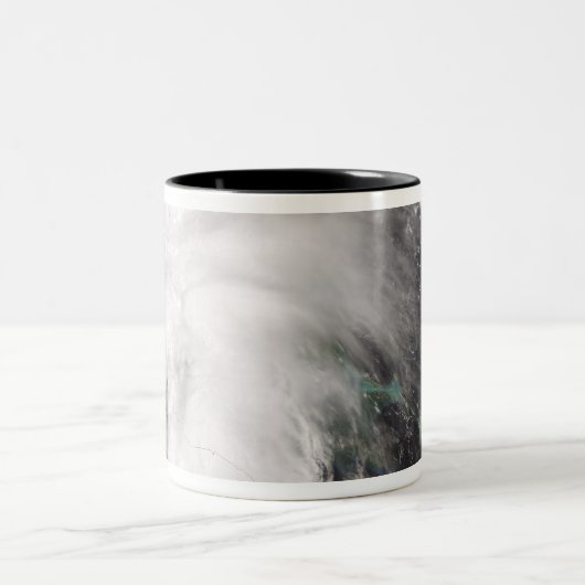 Tropisch Storm Fay 5 Tweekleurige Koffiemok (Center)