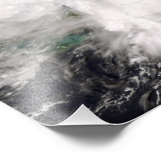 Tropisch Storm Fay Foto Afdruk (Hoek)