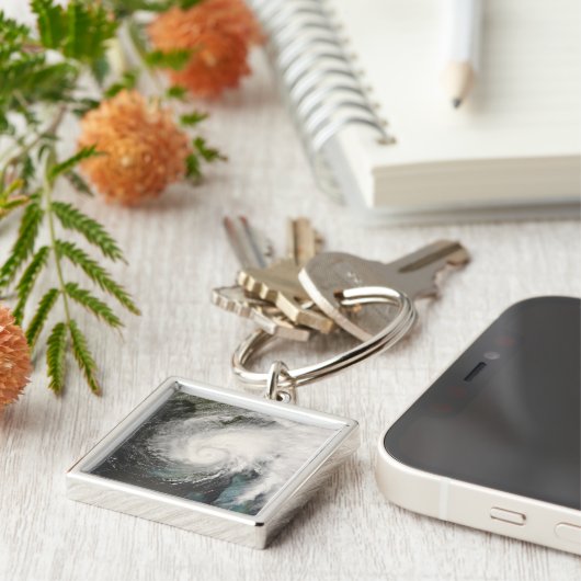 Tropisch Storm Fay Sleutelhanger (Zijkant)