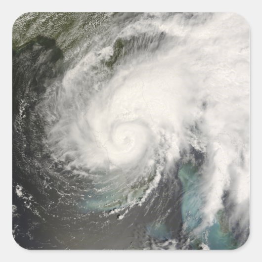 Tropisch Storm Fay Vierkante Sticker (Voorkant)