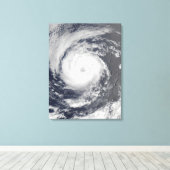 Tropisch Storm Guillermo Canvas Afdruk (Insitu (Houten vloer))