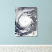 Tropisch Storm Guillermo Canvas Afdruk (Insitu (Houten vloer))