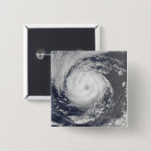 Tropisch Storm Guillermo Vierkante Button 5,1 Cm (Voorkant /achterkant)