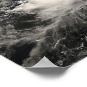 Tropisch Storm Gustav in het Caribische Zee Poster (Hoek)