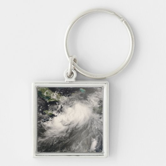 Tropisch Storm Gustav in het Caribische Zee Sleutelhanger (Voorkant)