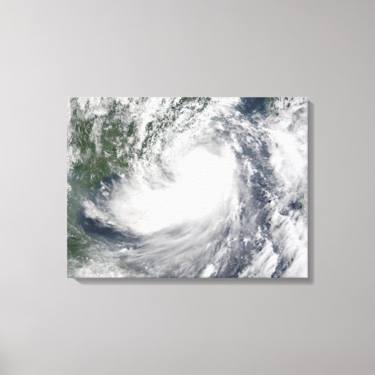 Tropisch Storm Hagupit Canvas Afdruk (Voorkant)