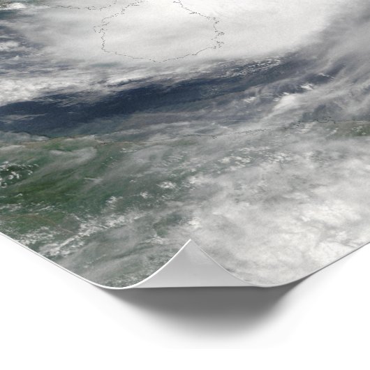 Tropisch Storm Hagupit Poster (Hoek)