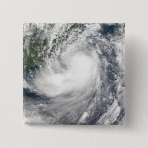 Tropisch Storm Hagupit Vierkante Button 5,1 Cm