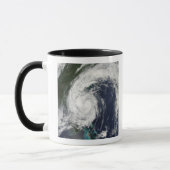 Tropisch Storm Hanna over de oostkust Mok (Links)