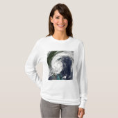 Tropisch Storm Hanna over de oostkust T-shirt (Voorkant volledig)