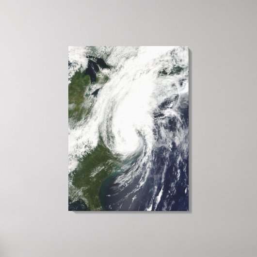 Tropisch Storm Hanna over oostkust 2 Canvas Afdruk (Voorkant)