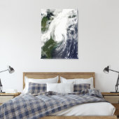 Tropisch Storm Hanna over oostkust 2 Canvas Afdruk (Insitu (Slaapkamer))