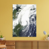 Tropisch Storm Hanna over oostkust 2 Canvas Afdruk (Insitu (Woonkamer))