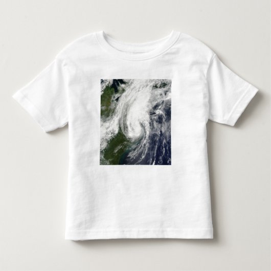 Tropisch Storm Hanna over oostkust 2 Kinder Shirts (Voorkant)
