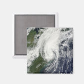 Tropisch Storm Hanna over oostkust 2 Magneet (Voorkant / Achterkant)