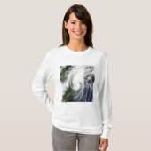 Tropisch Storm Hanna over oostkust 2 T-shirt (Voorkant volledig)