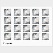 Tropisch Storm Hanna Vierkante Sticker (Vel)