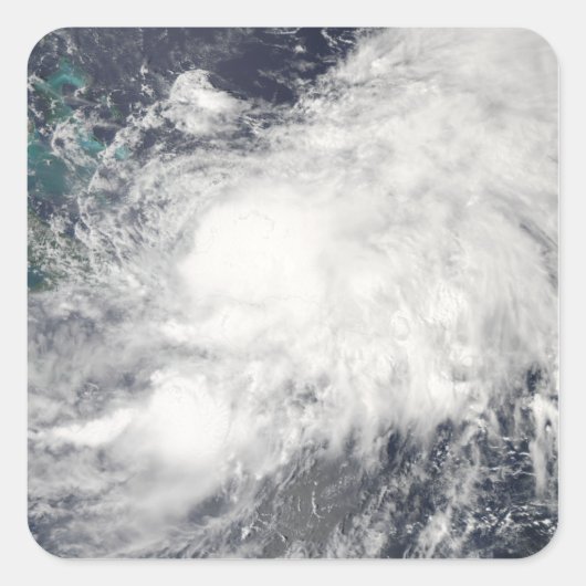 Tropisch Storm Hanna Vierkante Sticker (Voorkant)