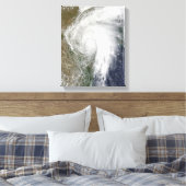 Tropisch Storm Hermine boven Texas Canvas Afdruk (Insitu (Slaapkamer))