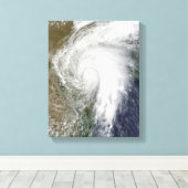 Tropisch Storm Hermine boven Texas Canvas Afdruk (Insitu (Houten vloer))