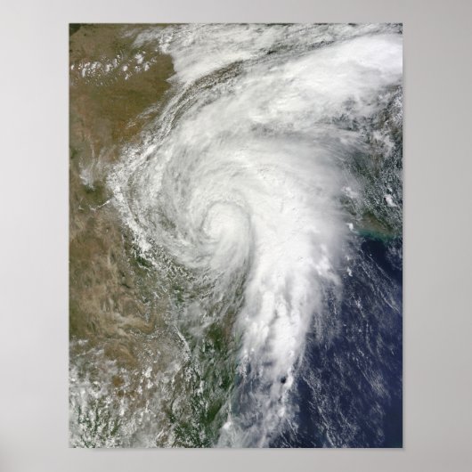 Tropisch Storm Hermine boven Texas Poster (Voorkant)