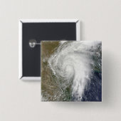 Tropisch Storm Hermine boven Texas Vierkante Button 5,1 Cm (Voorkant /achterkant)