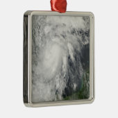 Tropisch Storm Hermine in de Golf van Mexico Metalen Ornament (Rechts)