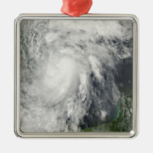 Tropisch Storm Hermine in de Golf van Mexico Metalen Ornament