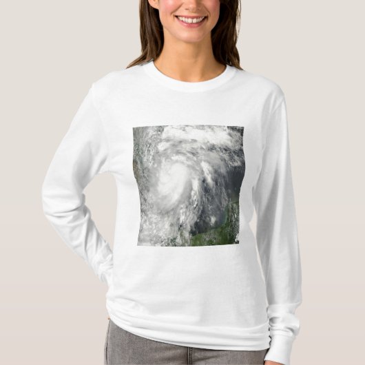 Tropisch Storm Hermine in de Golf van Mexico T-shirt (Voorkant)