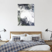 Tropisch Storm Ida in het Caribische Zee 2 Canvas Afdruk (Insitu (Slaapkamer))