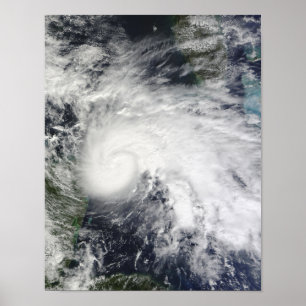 Tropisch Storm Ida in het Caribische Zee 2 Poster