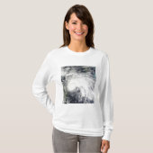 Tropisch Storm Ida in het Caribische Zee 2 T-shirt (Voorkant volledig)
