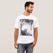 Tropisch Storm Ida in het Caribische Zee 2 T-shirt (Voorkant volledig)