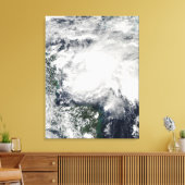 Tropisch Storm Ida in het Caribische Zee Canvas Afdruk (Insitu (Woonkamer))