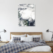 Tropisch Storm Ida in het Caribische Zee Canvas Afdruk (Insitu (Slaapkamer))